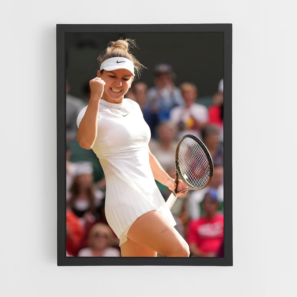Poster Simona halep – affiche Tennis (vue 2)